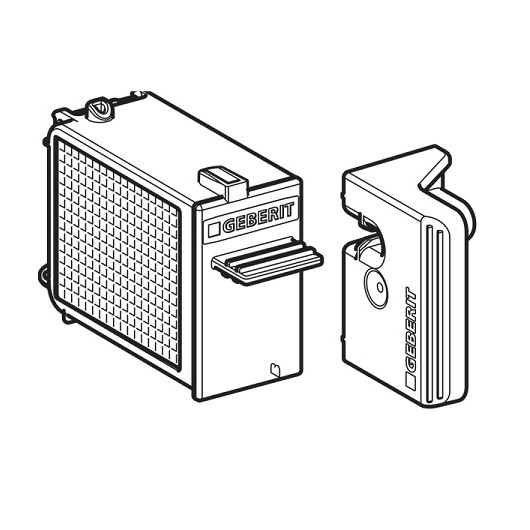 Geberit Duo Fresh Выдвижной блок с фильтром 243.970.00.1