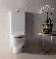 Globo Paestum Бачок для унитаза напольный моноблок, без механизма, цвет: белый глянцевый PA137BI