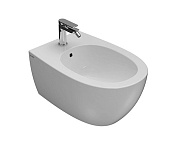 Globo 4All Биде подвесное 48x37 см, c 1 отверстием под смеситель и переливом, цвет: белый глянцевый MDS10BI