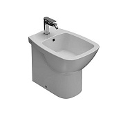 Globo Daily Биде напольное 53x37 см, с 1 отв. под смес., креплением и переливом, цвет: белый глянц. DA010BI