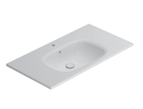 Globo Boulevard Раковина подвесная 96x51 см с креплением и переливом, без д/к, цвет: белый BL096BI