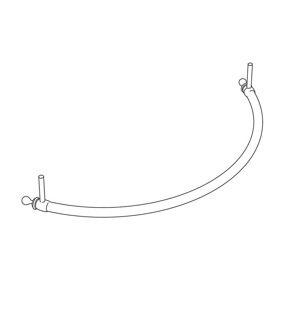 Globo Paestum Полотенцедержатель подвесной 110 см, цвет: состаренный металл PA094