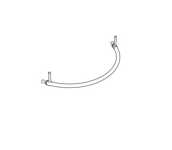 Globo Paestum Полотенцедержатель подвесной 90 см, цвет: состаренный металл PA096