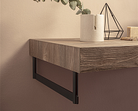 Globo Opi Полотенцедержатель подвесной 45 см, цвет: черный матовый OP010YAR