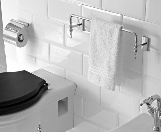 Globo Paestum Полотенцедержатель 42 см, подвесной, цвет: хром PAAC44