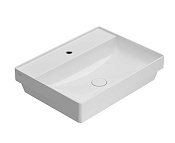 Globo T-Edge Раковина полувстраиваемая 61x46 см, без перелива, без д/к, цвет: белый глянцевый B6R62BI