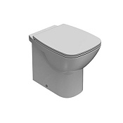 Globo Daily Унитаз приставной безободковый, без крышки, с креплением 37x53 см, цвет: белый глянцевый DA002BI