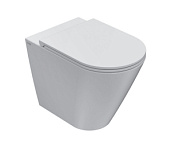 Globo Forty3 Унитаз приставной безободковый, без крышки, 36x57 см, цвет: белый глянцевый FO004BI