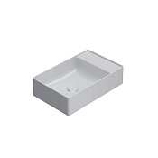 Globo T-Edge Раковина накладная 55x35 см, без перелива и д/к, цвет: белый глянцевый TE055BI