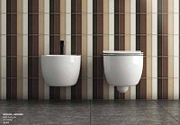 Globo Mode Биде подвесное 53x34 см, c 1 отверстием под смеситель и переливом, цвет: белый глянцевый MES09BI