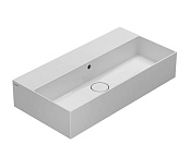 Globo T-Edge Раковина подвесная/накладная 71x37 см, с переливом и креплением, без д/к, цвет: белый IN072BI