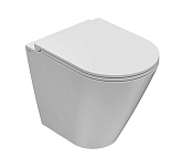 Globo Forty3 Унитаз приставной без крышки, с креплением, 36x52 см, цвет: белый глянцевый FO002BI