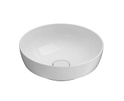 Globo T-Edge Раковина встраиваемая сверху d37x14 см, без перелива, без д/к, цвет: белый глянцевый B6T38BI