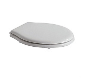 Globo Paestum Крышка-сиденье для унитаза, с микролифтом, крепление хром, цвет: белый глянцевый PA138BI