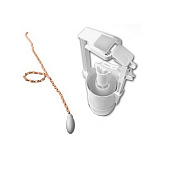 Globo Paestum Смывной механизм с цепочкой для подвесного бачка, цвет: бронза BA014