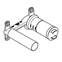 Grohe Встраиваемая универсальная часть смесителя для раковины на 2 отверстия 23571000