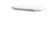 Boheme Vogue Крышка-сиденье для унитаза, с микролифтом, цвет: white 946