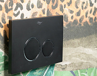 Boheme NeoArt Кнопка смыва для инсталляции, пластик, цвет: black 663