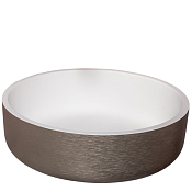 Boheme NeoArt Раковина чаша 41х41х14h см, без перелива, цвет: silver 819-SL