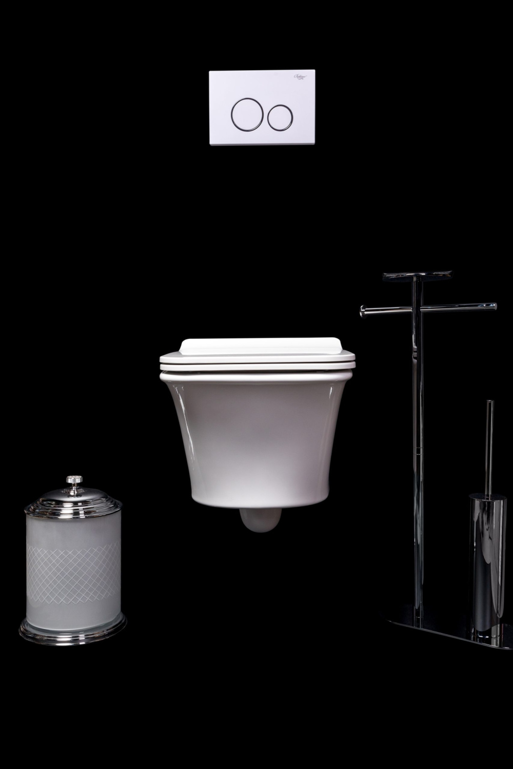 Boheme Mirage Унитаз подвесной 51х37 безободковый, смыв каскадный, цвет: white 965-W