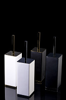 Boheme Ершик для унитаза напольный с латунной колбой, цвет: gold 10949-G