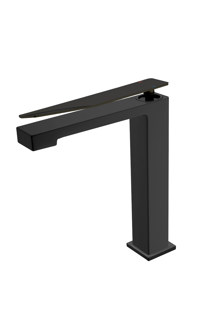 Boheme Q Смеситель для раковины высота излива 22,5 см, без донного клапана, цвет: black 142-BB.2
