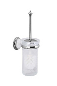 Boheme Vogue Ершик для унитаза подвесной со стеклянной колбой, цвет: chrome 10144