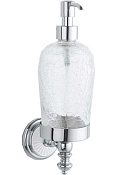 Boheme Vogue Дозатор для жидкого мыла, подвесной, стеклянная колба, цвет: chrome 10147
