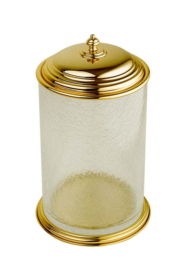 Boheme Palazzo Ведро с крышкой напольное, 5 литров, цвет: gold 10158