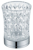 Boheme Стакан настольный, стеклянный полупрозрачный, цвет: chrome 10213