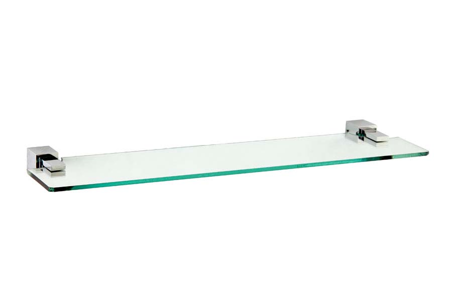 Boheme Venturo Полка стеклянная 55x13 см, подвесная, стекло прозрачное, цвет: chrome 10302