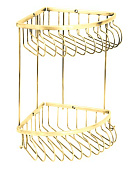 Boheme Imperiale Полка угловая 24,5 см, 2-х ярусная, цвет: gold 10427