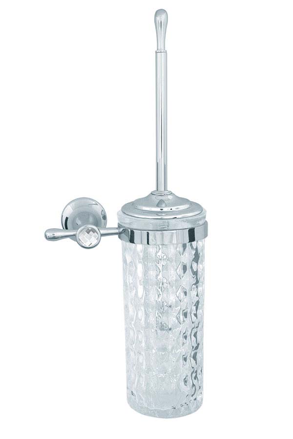 Boheme Puro Ершик для унитаза подвесной со стеклянной колбой, цвет: chrome 10711