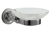 Boheme Murano Мыльница со стеклянной чашей, подвесная, цвет: chrome 10903-W-CR