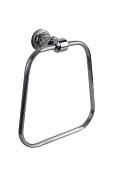 Boheme Murano Полотенцедержатель 20,5 см, подвесной, цвет: chrome/white 10905-W-CR