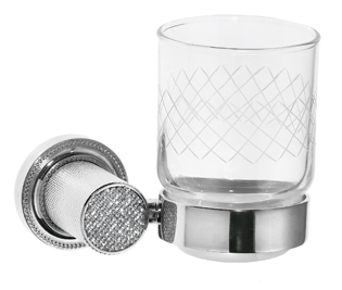 Boheme Royal Cristal Стакан подвесной, стеклянный полупрозрачный, цвет: chrome 10924-CR