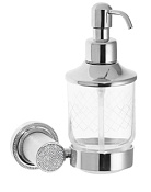 Boheme Royal Cristal Дозатор для жидкого мыла, подвесной, стеклянная колба, цвет: chrome 10932-CR