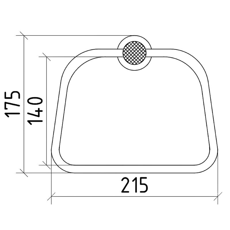 Boheme Royal Cristal Полотенцедержатель 21,5 см, подвесной, цвет: gold 10925-G