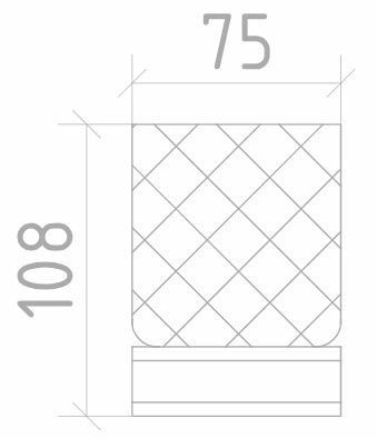 Boheme Royal Cristal Стакан настольный, стеклянный полупрозрачный, цвет: bronze 10931-BR