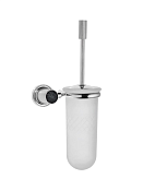 Boheme Royal Cristal Ершик для унитаза подвесной со стеклянной колбой, цвет: chrome 10933-CR-B