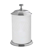 Boheme Royal Cristal Ведро с крышкой напольное, 5 литров, цвет: chrome/black 10934-CR-B