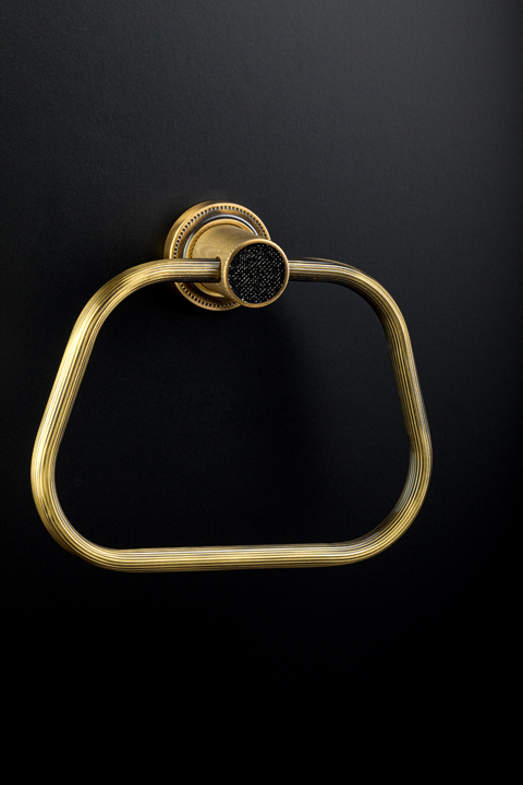 Boheme Royal Cristal Полотенцедержатель 21,5 см, подвесной, цвет: bronze 10925-BR-B