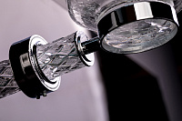 Boheme Murano Cristal Мыльница со стеклянной чашей, подвесная, цвет: chrome 10903-CRST-СH