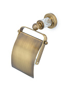 Boheme Murano Cristal Держатель туалетной бумаги с крышкой, подвесной, цвет: bronze 10901-CRST-BR