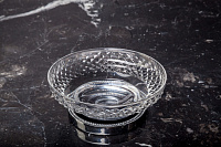 Boheme Murano Cristal Мыльница со стеклянной чашей, настольная, цвет: chrome 10204