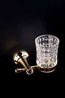 Boheme Chiaro Стакан подвесной, стеклянный полупрозрачный, цвет: gold 10504