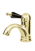 Boheme Tradizionale Nero Смеситель для раковины без дк, длина излива 12,4 см, цвет: gold 251