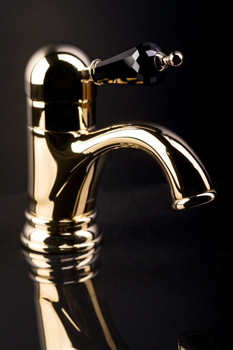 Boheme Tradizionale Nero Смеситель для биде, без донного клапана, цвет: gold 256