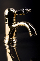 Boheme Tradizionale Nero Смеситель для биде, без донного клапана, цвет: gold 256