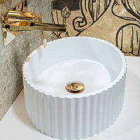 Boheme Monaco Раковина чаша овальная 50х35х14h см, без перелива, цвет: white 878-W